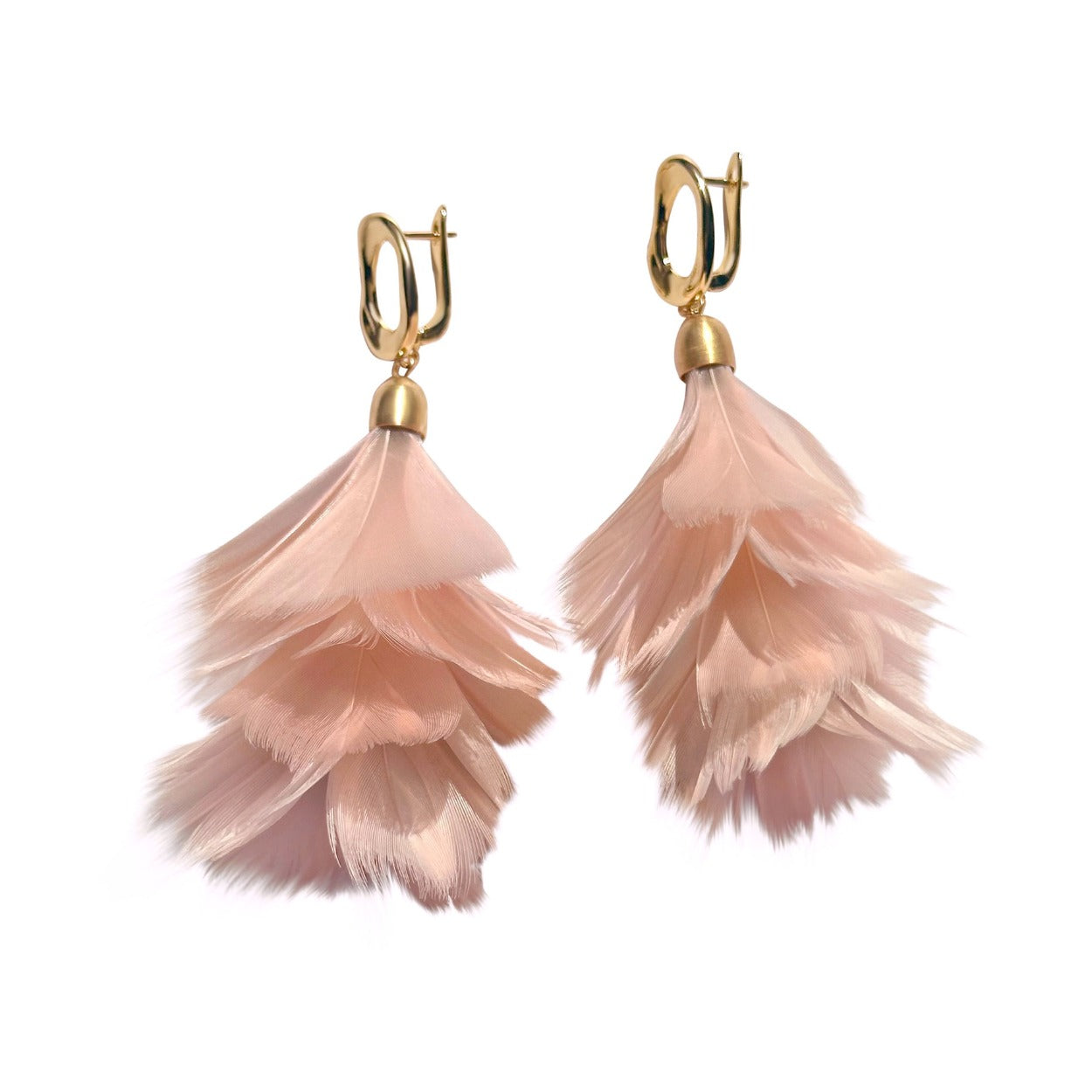 Feather Cascade Earrings