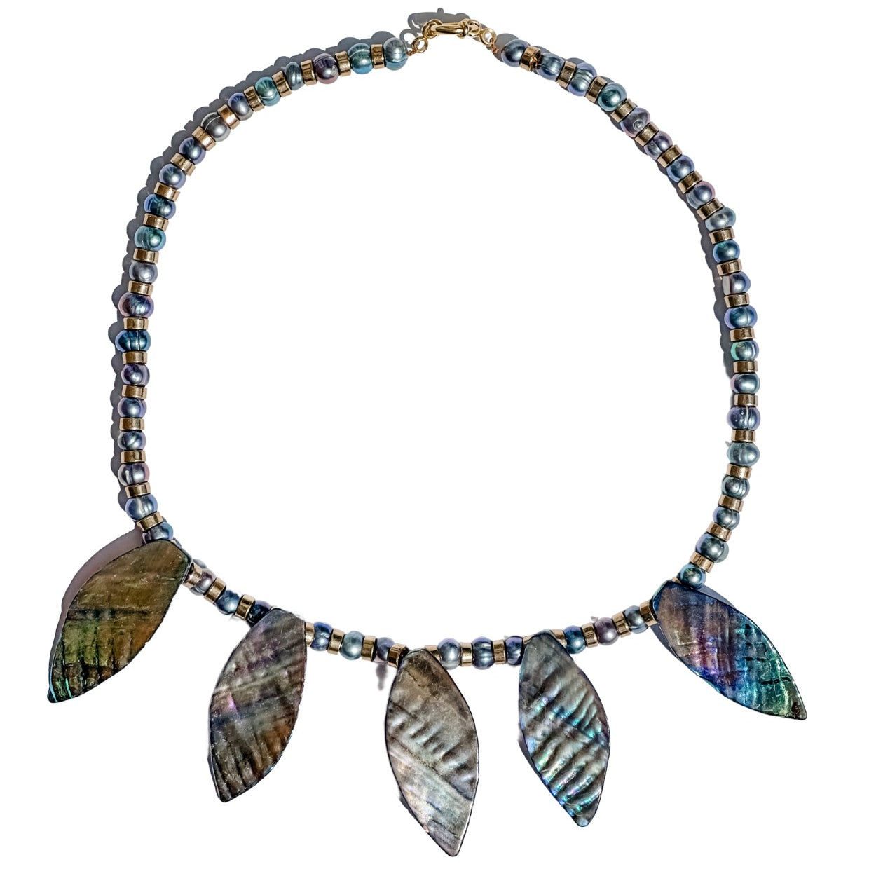 Handcrafted Cascade Shell Necklace