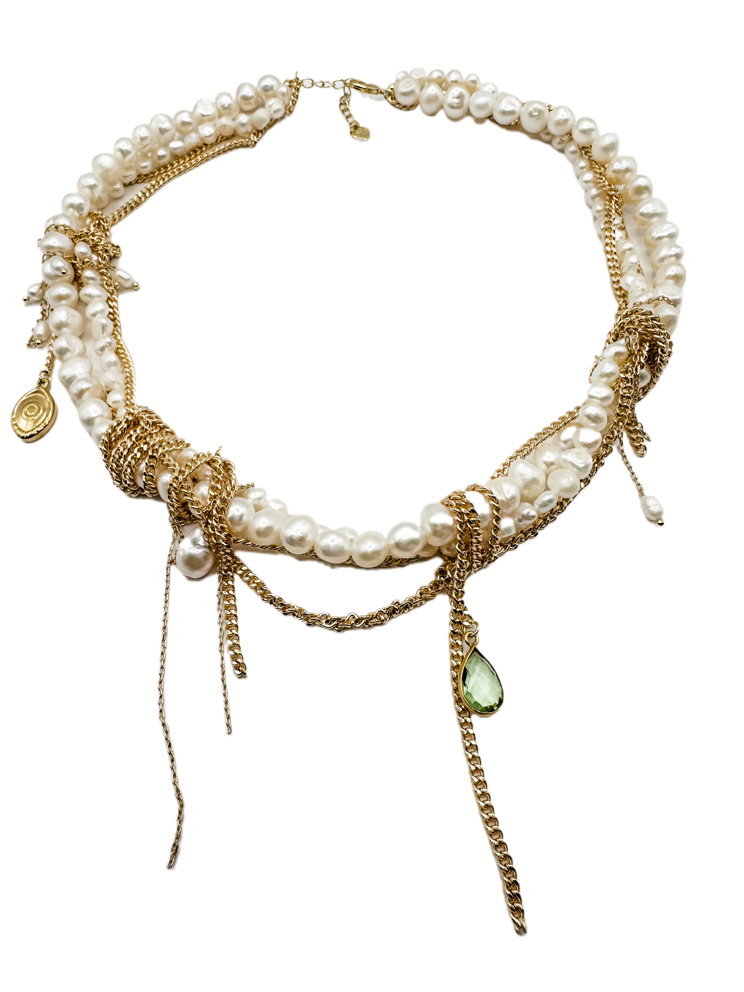 Undone Pearl Necklace