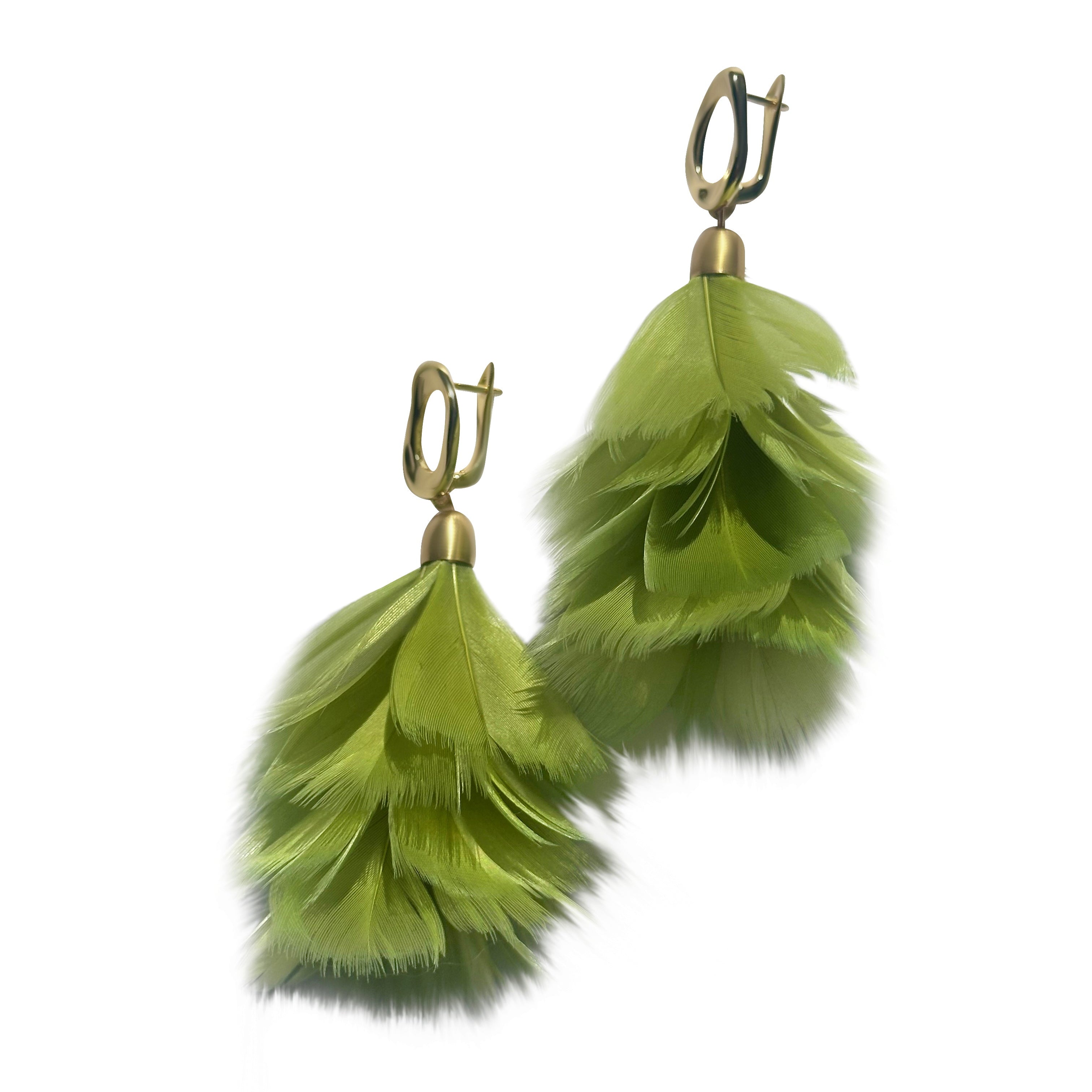 Feather Cascade Earrings