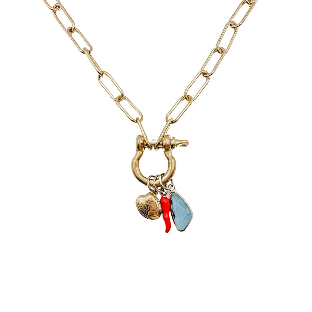 Carabiner Charm Necklace