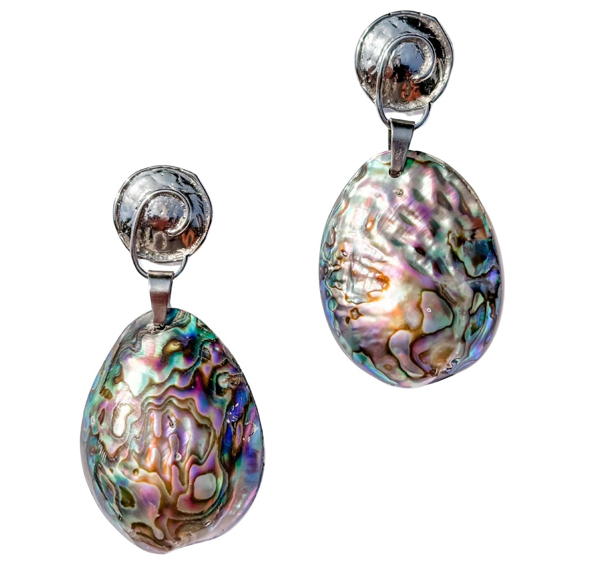Abalone Shell Drop Earrings