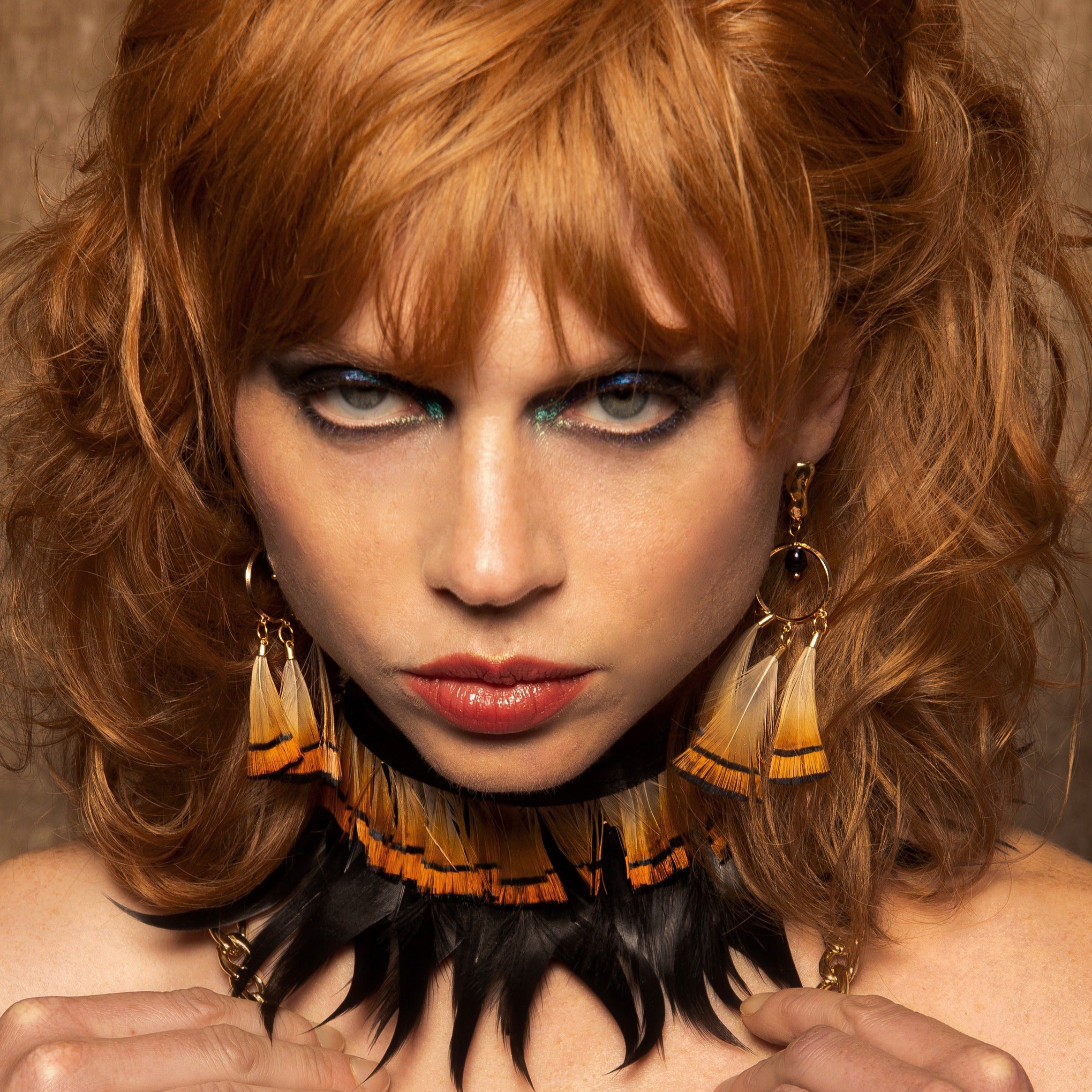 Icarus Choker in Midnight