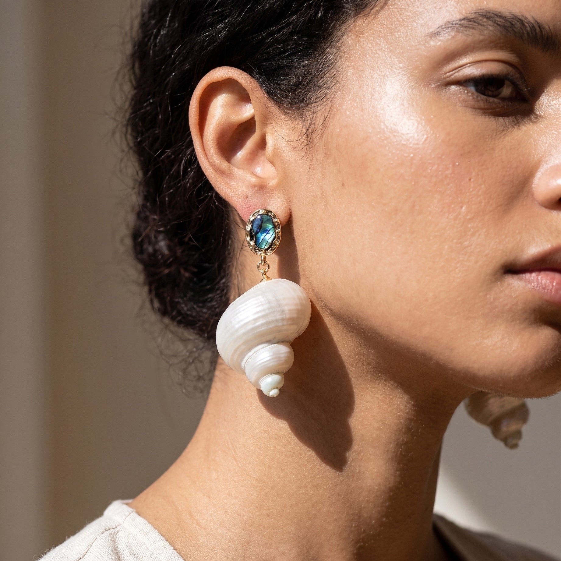 Shell Drop Earrings