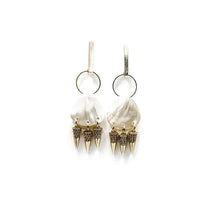 Load image into Gallery viewer, shell beach statement earrings
