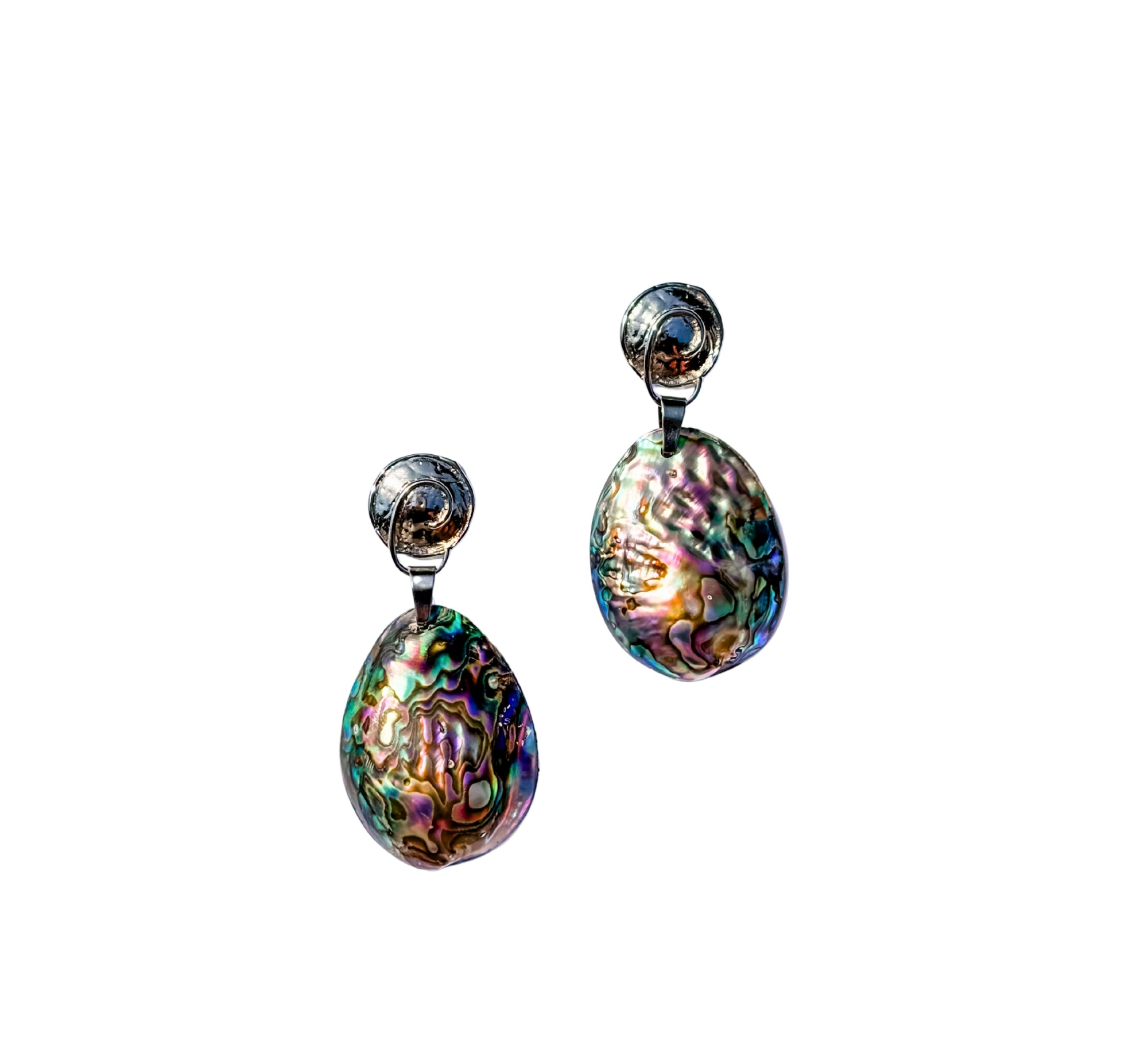 Abalone Shell Drop Earrings