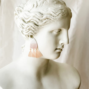 Venus Earrings in Blush