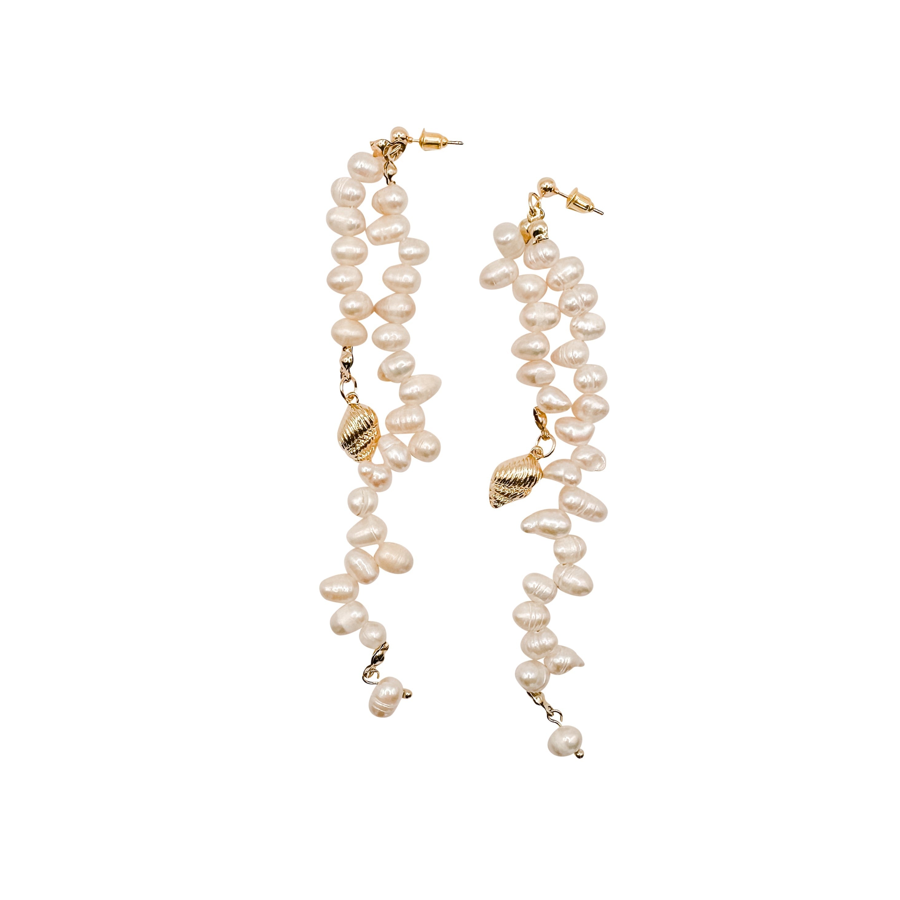 Pearl Waterfall Earrings